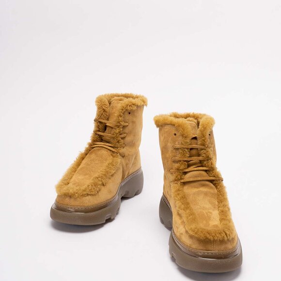 $1550 MSRP- Authentic Brand New Burberry Men's chugga leather boots- US 9, E 42 - Picture 4 of 6